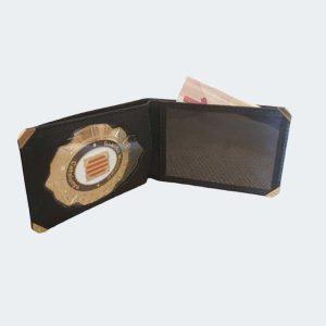 PORTACARNET PARA PLACA OVALADA CON BILLETERA