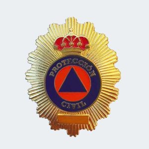 PLACA para pecho PROTECCIÓN CIVIL NACIONAL