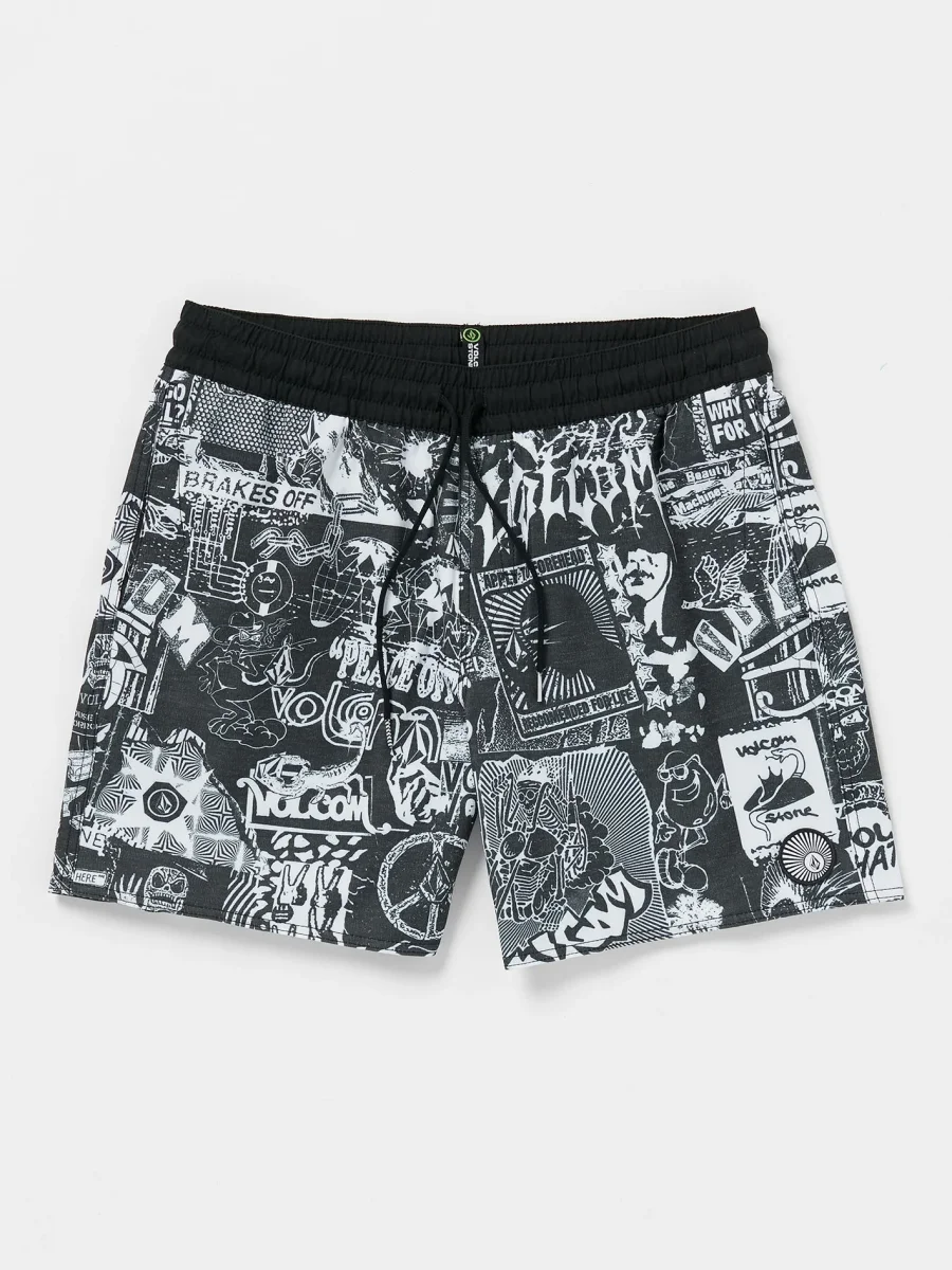 Boardshort Refute Stoney Trunk 17" - Black