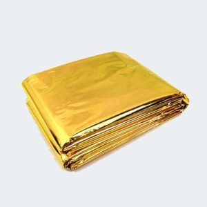 MANTA TÉRMICA COLOR ORO/PLATA