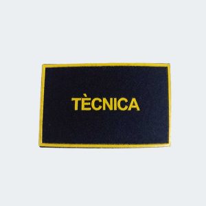 PARCHE PVC con velcro TÈCNICA