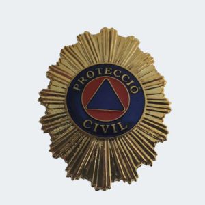 PLACA para cartera PROTECCIÓ CIVIL CATALUNYA