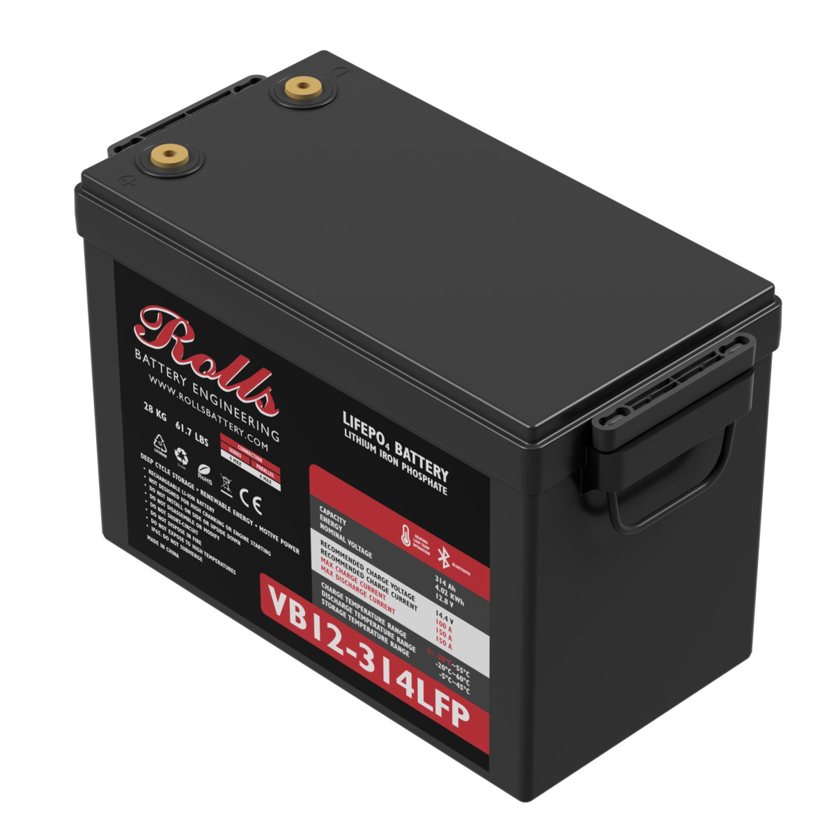 Batería de Litio Rolls VB12-314LFP 12V 314Ah - Imagen 3