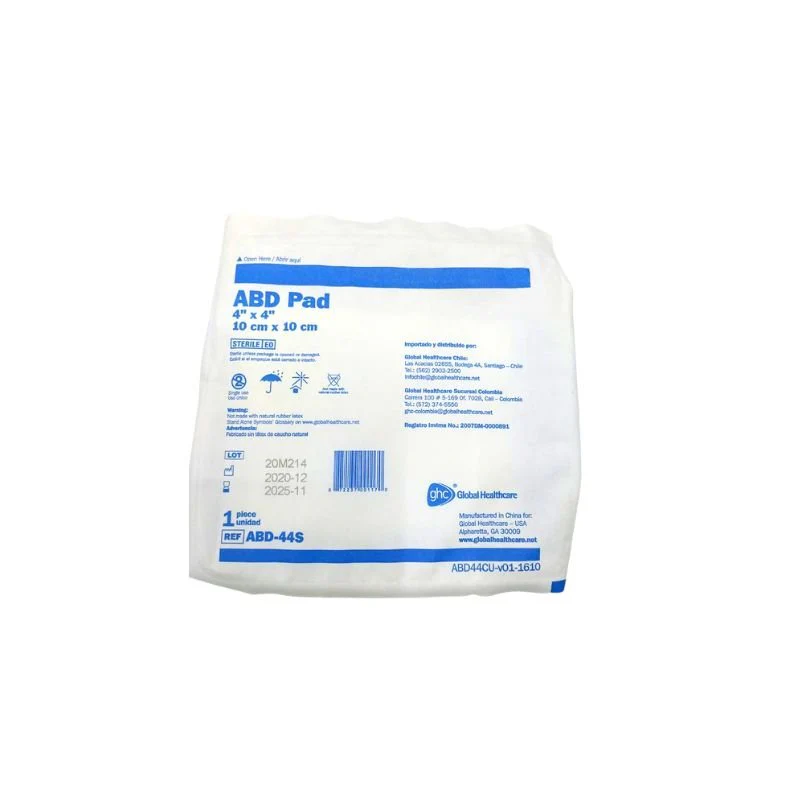 Aposito Absorbente Esteril ABD PAD 10cm x 10cm cj/50 unid - Imagen 3