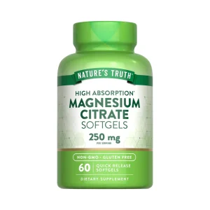 Citrato de Magnesio 250mg Nature's Truth | 60 Softgels