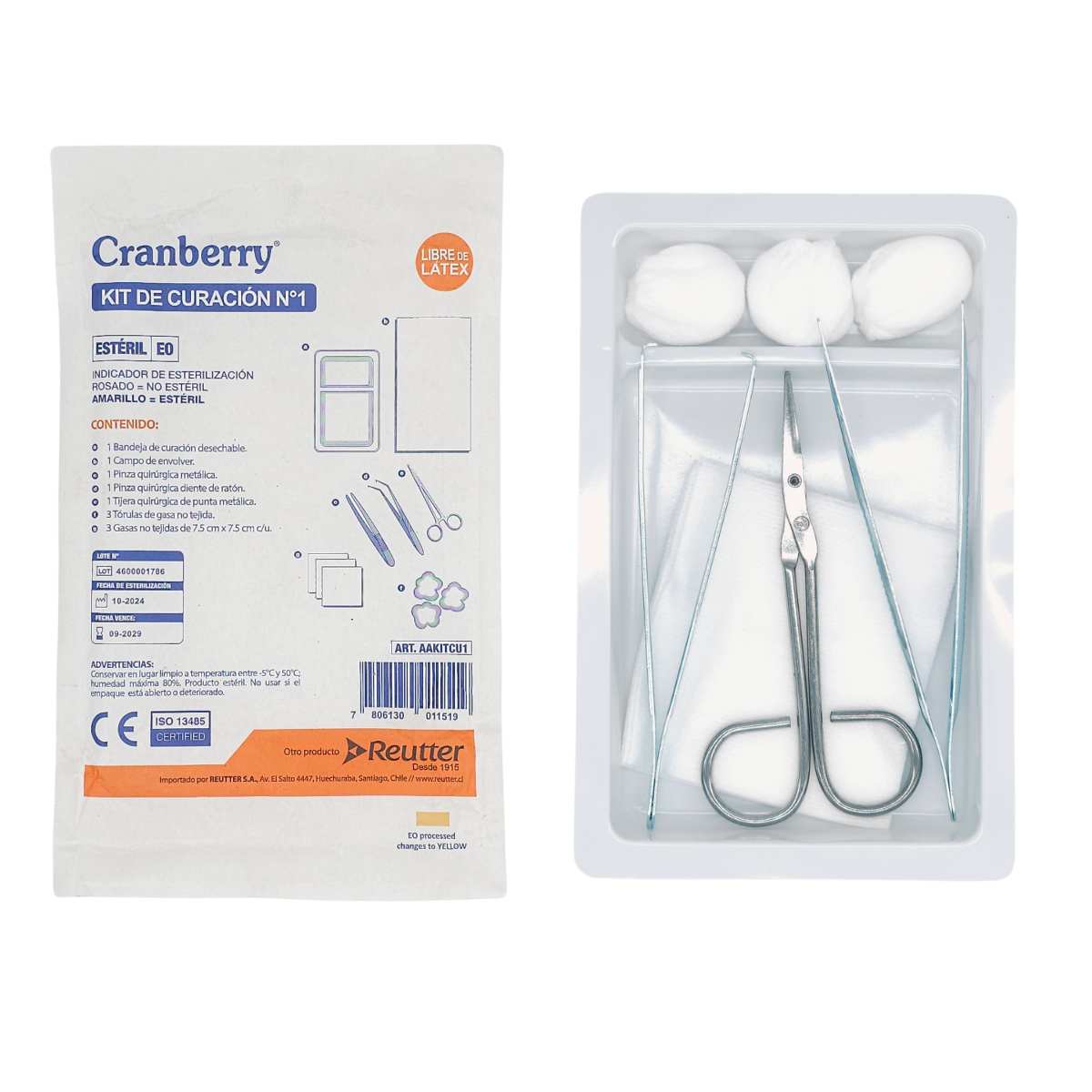 Kit de Curación Estéril Desechable Cranberry - Imagen 2