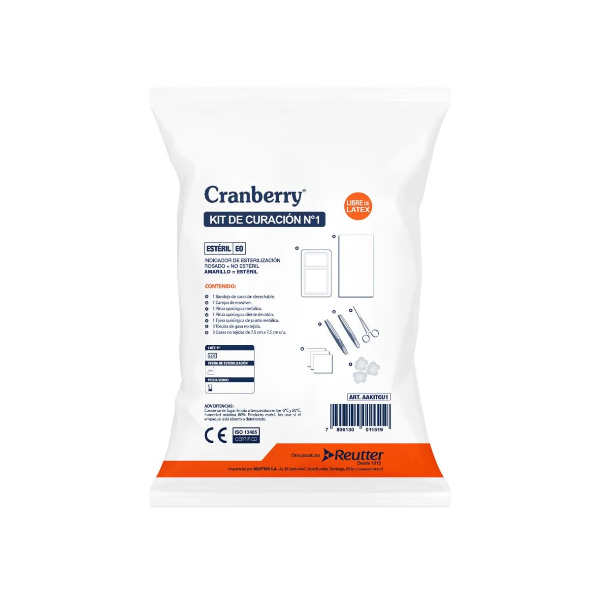Kit de Curación Estéril Desechable Cranberry - Imagen 5