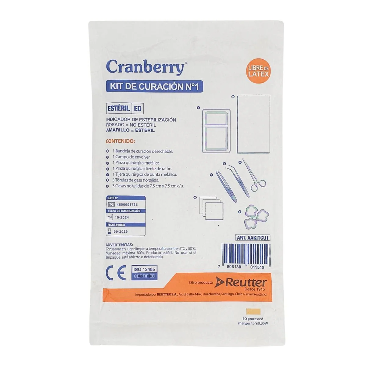 Kit de Curación Estéril Desechable Cranberry - Imagen 3