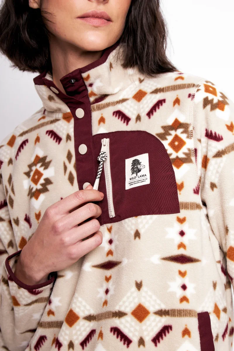Polar Lava Woman Reciclado Print Beige Mujer - Imagen 7