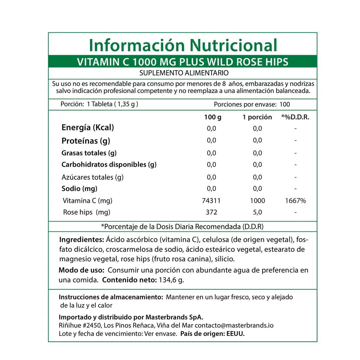 Vitamina C 1000mg con Escaramujo Nature's Truth | 100-300 Comprimidos - Imagen 7