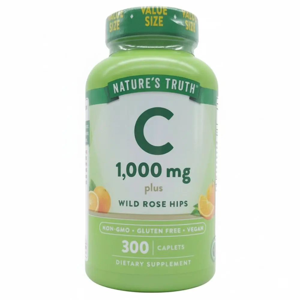 Vitamina C 1000mg con Escaramujo Nature's Truth | 100-300 Comprimidos - Imagen 2
